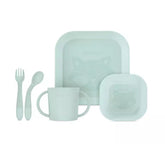 Coffret repas BLW 5 pcs Mint by Miniland